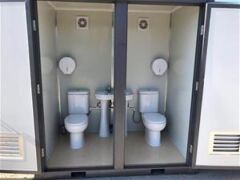 Portable Double Toilet Block - Demountable Ablution Building - 3