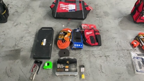 Milwaukee Pack Out Bag + Assorted Tools