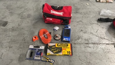 Sidchrome Tool Bag + Assorted Tools