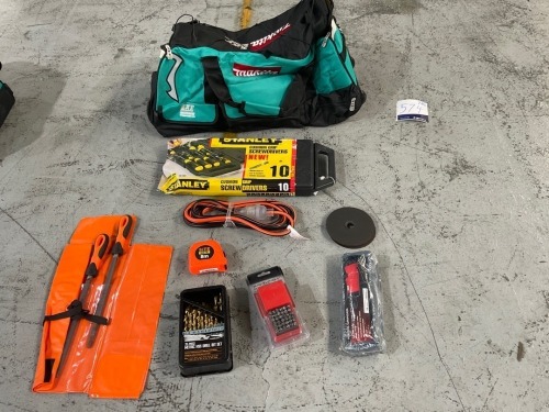 Makita Tool Bag + Assorted Tools