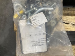 Mitsubishi Motors Towbar Kit (Missing Parts) and Box of Miscellaneous Auto Parts - 4