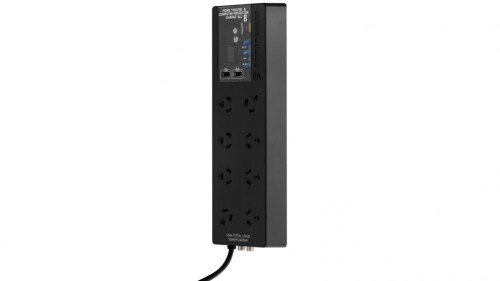 PowerGuard Charge All 8 Surge Protector Black 10156730