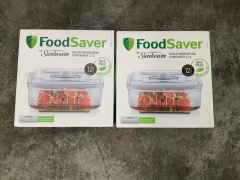 2x Sunbeam FoodSaver Quick Marinators VS0700 - 2