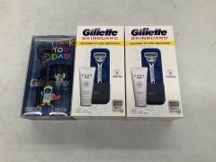 2x Gillette SkinGuard Gift Pack 90836114 and 1x Gillette Limited Edition Father’s Day Pack  - 4