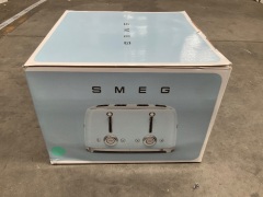 Smeg 50's Retro Style 4 Slot Wide Toaster - Pastel Green TSF03PGAU - 5