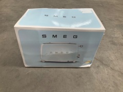 Smeg 50's Retro Style 2 Slice Toaster - Cream TSF01CRAU - 2