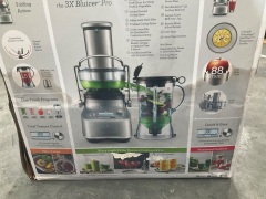 Breville the 3X Bluicer Pro Juicer BJB815BSS - 9