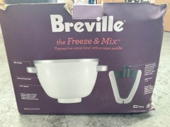 Breville The Freeze & Mix Ice Cream Maker White BEM002WHT - 8