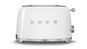 Smeg 50's Retro Style 2 Slice Toaster - White TSF01WHAU