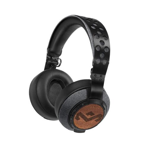 House Of Marley Liberate Xlbt Headphones- Grey & Brown