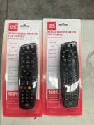 2x One For All Replacement Remote for Foxtel and other Digital Boxes UE-URC166 - 2