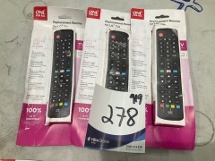 3x One For All Replacement Remote for LG TV with NET-TV UE-URC4911 - 2