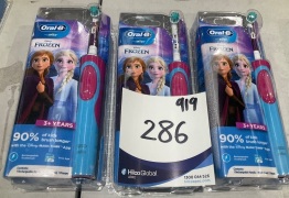 3x Oral B Vitality Kids Power Electric Toothbrush - Frozen VITALITYFR - 2