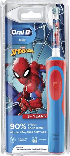 3x Oral-B Stages Power Spiderman Electric Toothbrush 90063546