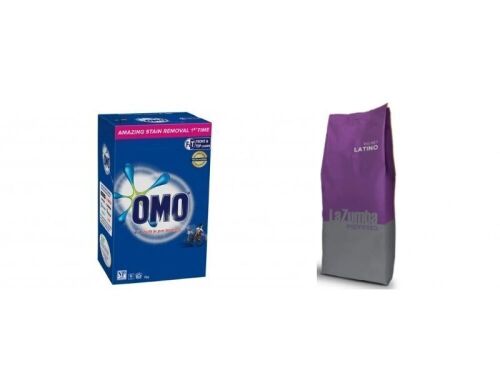 Omo Active Clean 6kg Front & Top Loader Washing Powder 67043417 and Lazumba 1 Kg Coffee Beans VP260