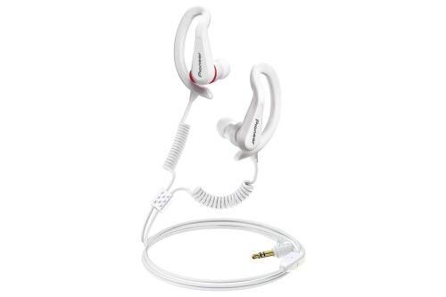 Pioneer Se-E721-W Fully Enclosed Sports Earphones - White