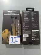 2x Urban M-15 Sports Headset - 2