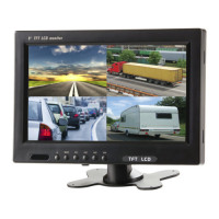 Response 9"Lcd Monitor W/4 Video Inputs