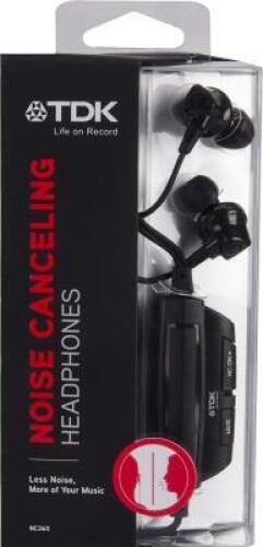 Tdk Noise Cancelling Headphones- Black