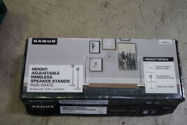 Sanus Adjustable Height Wireless Speaker Stands Designed For Sonos One, Sonos On El, Play:1 And Play:3 - 2