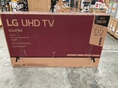 LG UHD 80 Series 65 inch 4K TV with AI ThinQ Smart TV 65UP8000PTB - 2