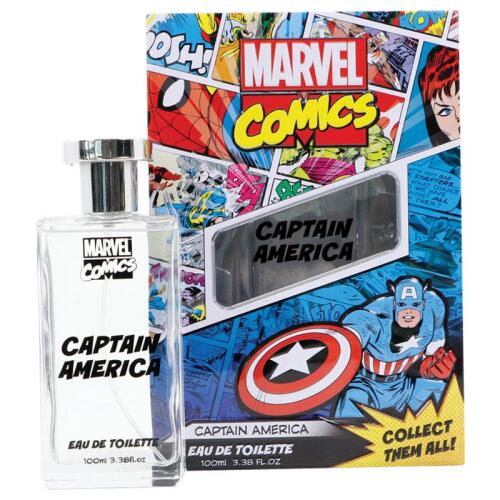 Marvel Comics Captain America Eau De Toilette 100ml Spray