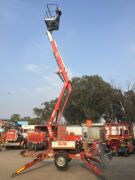2009 Nifty 120TPE Cherry Picker/Trailer Mounted Boom 10.2m - 2
