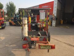 2009 Nifty 120TPE Cherry Picker/Trailer Mounted Boom 10.2m - 12