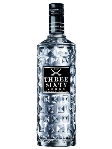 DNL Three Sixty Vodka 37.5% 1L