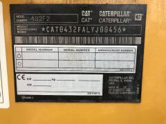 2016 Caterpillar 432F2 Backhoe Loader, 1046.7 Hours - 9