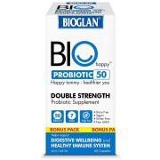 Bioglan Biohappy Probiotic 50 Billion 60 Capsules Exclusive Size x6