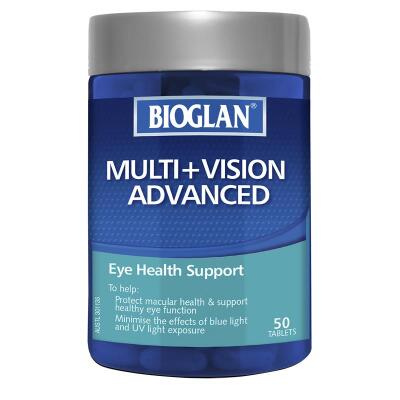 Bioglan Multi+Vision Advanced 50 Tablets x6