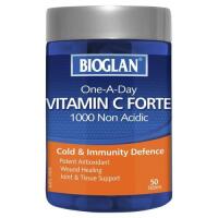 Bioglan One-a-Day Vitamin C Forte 1000mg 50 Tablets x8
