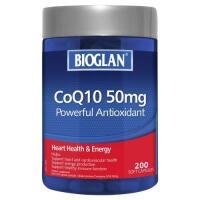 Bioglan CoQ10 50mg 200 Capsules x3