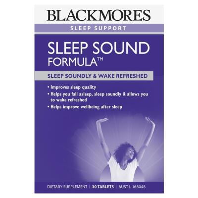 Blackmores Sleep Sound Formula 30 Tablets x6