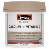Swisse Ultiboost Calcium + Vitamin D 150 Tablets x3