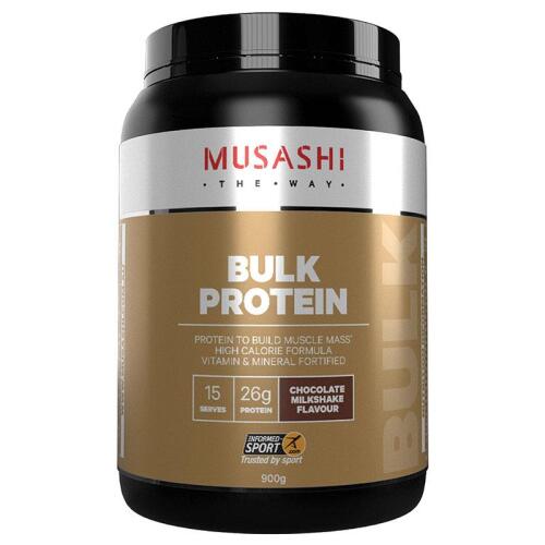 Musashi Bulk Protein Chocolate 900g