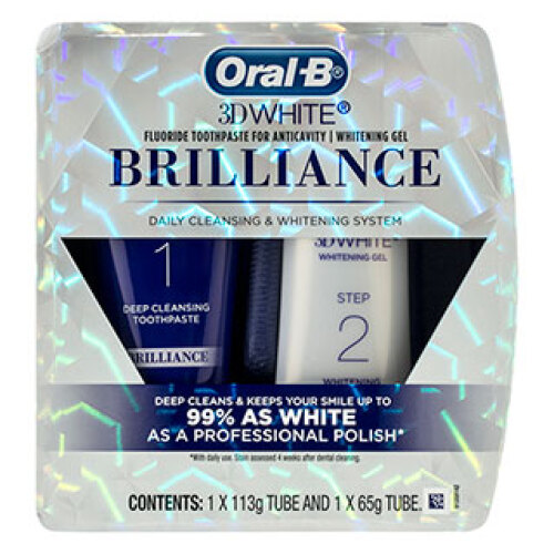 Oral-B 3DWhite Brilliance 2 Step Whitening System x5