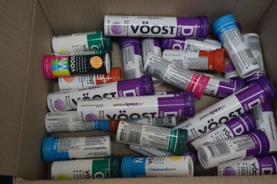 Approximately 30 packs of Mixed Voost Vitamins,