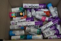 Approximately 30 packs of Mixed Voost Vitamins,
