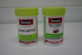 Swisse Ultiboost Liver Detox 60 Tablets x3, Swisse High Strength Milk Thistle 60 Tablets x3