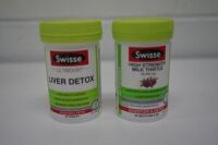 Swisse Ultiboost Liver Detox 60 Tablets x3, Swisse High Strength Milk Thistle 60 Tablets x3