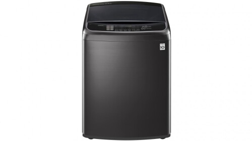 LG 14kg Top Load Washing Machine with TurboClean3D - Black Stainless Steel WTG1434BHF