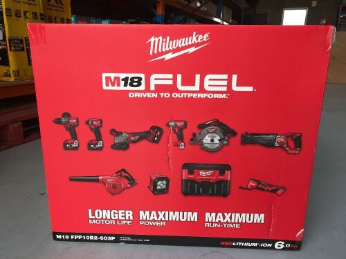 Milwaukee M18 10-piece Power Pack