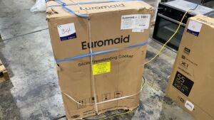 Euromaid 540mm 5-Function Electric Freestanding Cooker - Stainless Steel EFS54FC-SES - 2