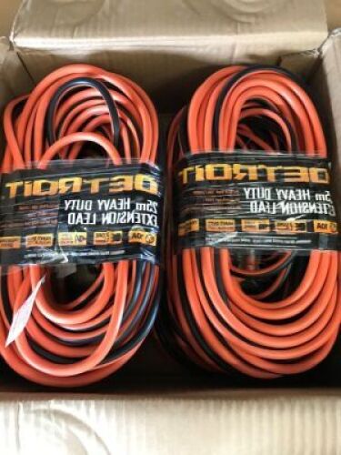 Box of 4 x 25m Detroit Extension Cords