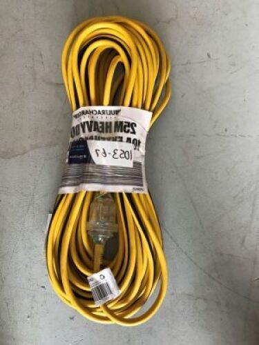 Ultracharge Electrical 25m Heavy Duty Extension Cord
