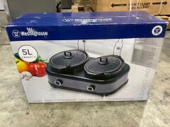 Westinghouse 2 x 2.5L Slow Cooker WHSC06KS - 2