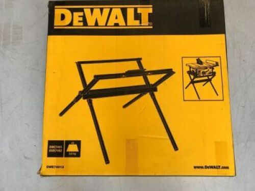 Unreserved DeWalt Scissor Table Saw Stand