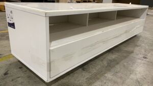 Tauris TV Cabinet White SUAVE1500WHT - 3